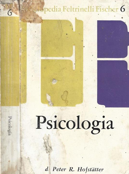 Psicologia - Peter R. Hofstatter - copertina