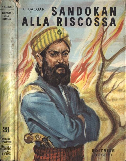 Sandokan alla riscossa - Emilio Salgari - copertina