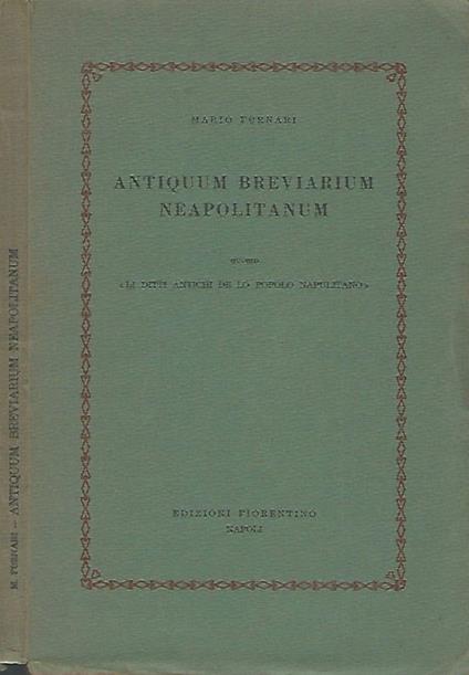 Antiquum Breviarium Neapolitanum - Mario Furnari - copertina