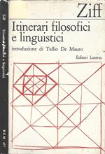 Itinerari filosofici e linguistici