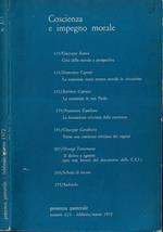 Coscienza e impegno morale anno XLII 1972 n. 2/3