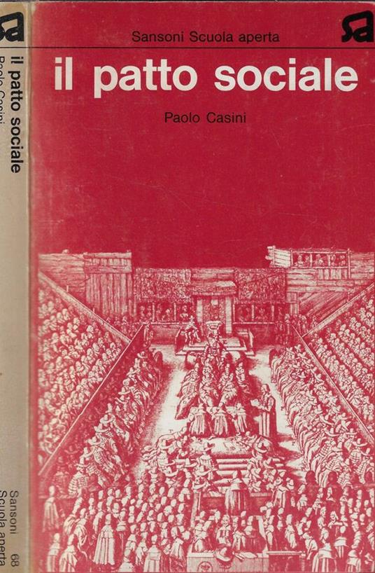 Il patto sociale - Paolo Casini - copertina