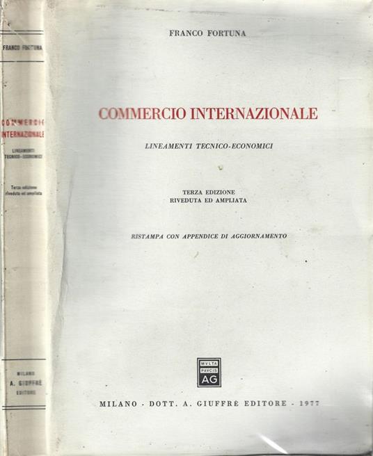 Commercio Internazionale - Franco Fortunati - copertina