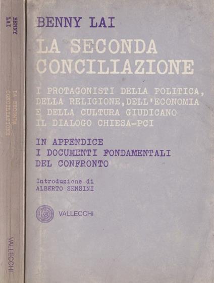 La seconda conciliazione - Benny Lai - copertina