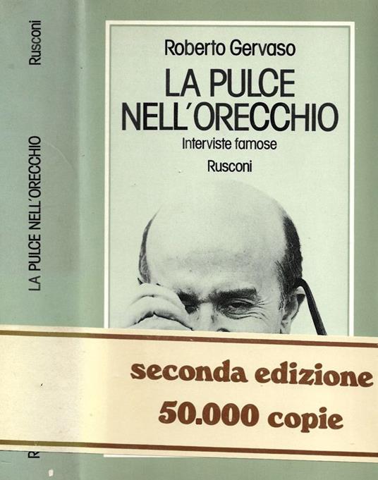 La pulce nell'orecchio - Roberto Gervaso - copertina