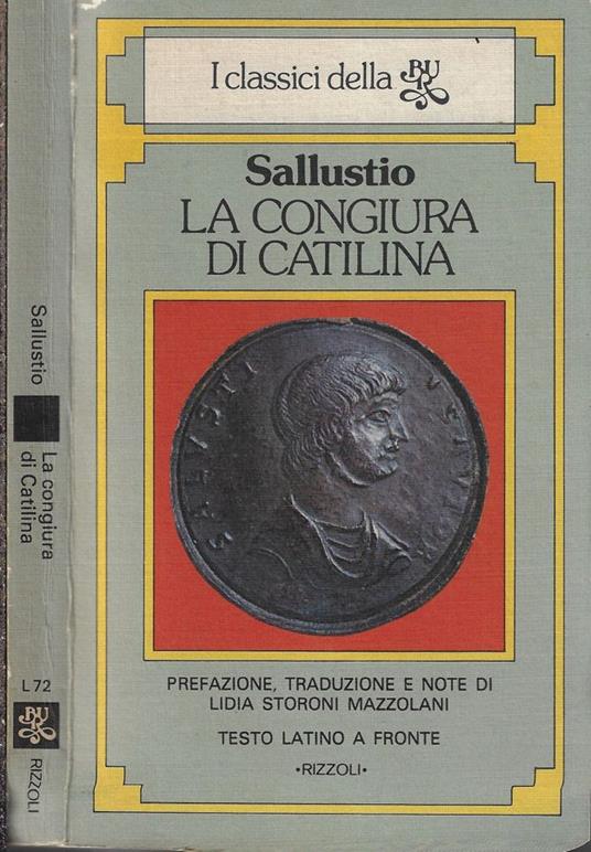 La congiura di Catalina - C. Crispo Sallustio - copertina