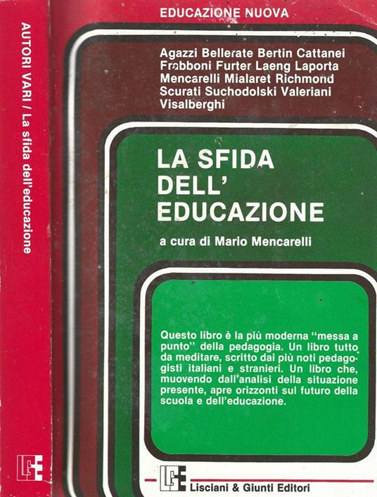 La sfida dell'educazione - copertina