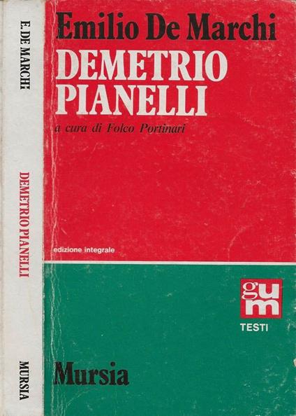 Demetrio Pianelli - Emilio De Marchi - copertina