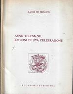 Anno telesiano: ragioni di una celebrazione