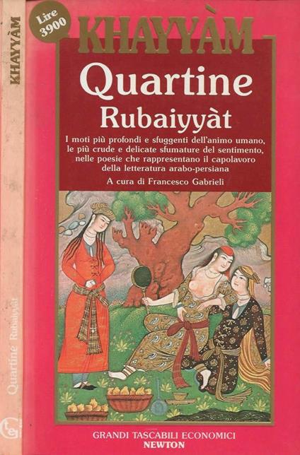Quartine (Rubaiyyàt) - Omar Khayyam - copertina