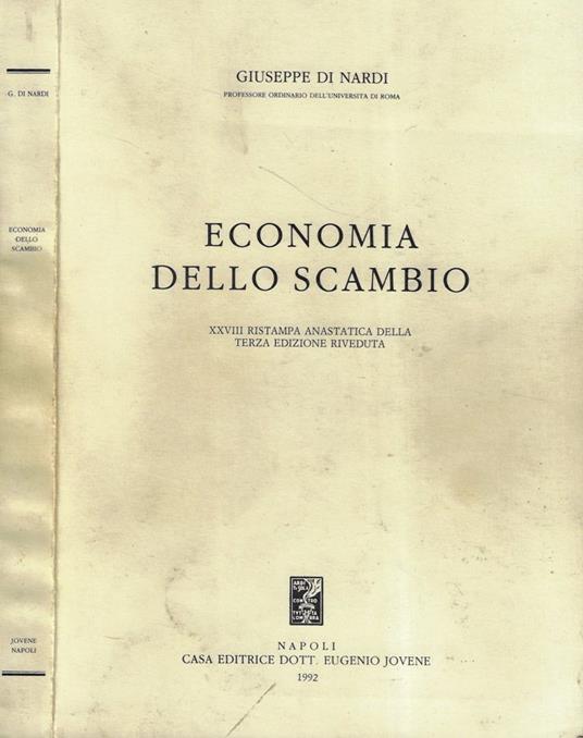 Economia dello scambio - Giuseppe Di Nardi - copertina