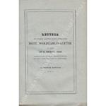 Lettera del celebre scrittore tedesco protestante Dott. Wolfgango Goethe in onore di S. Filippo Neri pubblicata per la prima volta in italiano con brevi cenni biografici ed osservazioni