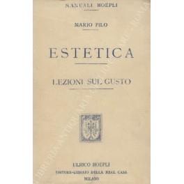 Estetica. Lezioni sul gusto - Mario Pilo - copertina