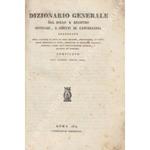 Dizionario generale del bollo e registro ipoteche, e diritti di cancelleria corredato della citazione di tutti le leggi relative, declaratorie, ed ordini della segreteria di stato, risoluzioni di Monsignor tesoriere generale, pareri dell'amministrazi