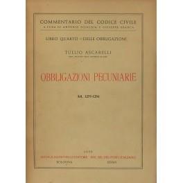 Obbligazioni pecuniarie. Art. 1277-1284 - copertina