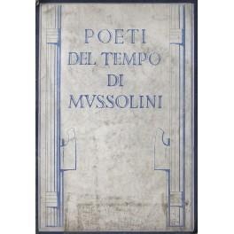 Poeti del tempo di Mussolini - copertina