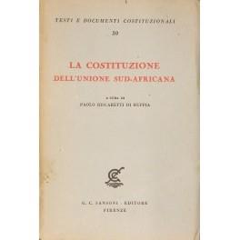 La Costituzione dell'Unione Sud-Africana - copertina