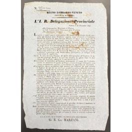 L' I. R. Delegazione Provinciale. Norme per regolamentare i privilegi fiscali concessi agli Esattori delle Pubbliche imposte a seguito della scadenza del Contratto Esattoriale - copertina