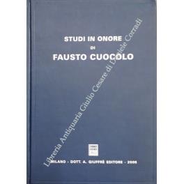 Studi in onore di Fausto Cuocolo - copertina