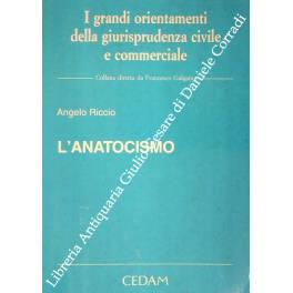 L' anatocismo - Angelo Riccio - copertina