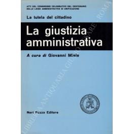 La giustizia amministrativa - copertina