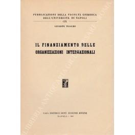 Il finanziamento delle organizzazioni internazionali - Giuseppe Tesauro - copertina