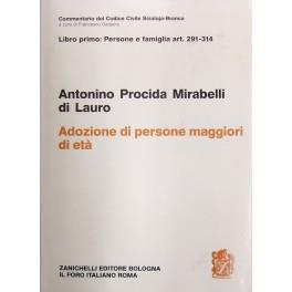 Adozione di persone maggiori d'età. Art. 291-314 - Antonino Procida Mirabelli di Lauro - copertina