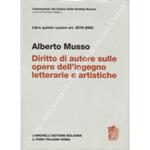 Diritto di autore sulle opere dell'ingegno letterarie e artistiche. Art. 2575-2583