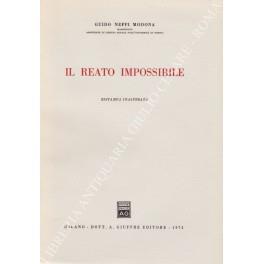 Il reato impossibile - Guido Neppi Modona - copertina