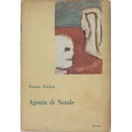 Agonia di natale - Franco Fortini - copertina