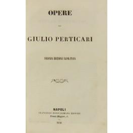 Opere di Giulio Perticari - Giulio Perticari - copertina