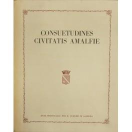 Consuetudines civitatis Amalfie. Prefazione di Antonio Guarino - copertina