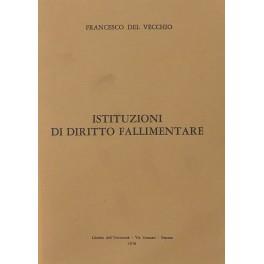 Istituzioni di diritto fallimentare - Francesco Del Vecchio - copertina