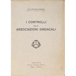 I controlli sulle associazioni sindacali - copertina