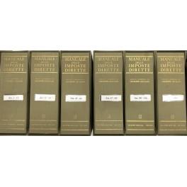 Manuale delle imposte dirette. Raccolta di legislazione, norme amministrative e giurisprudenza coordinata per articolo. Vol. I - Art. 1-15; Vol. II - Art. 16-46; Vol. III - Art. 47-66; Vol. IV - Art. 67-87; Vol. V - Art. 88-136; Vol. VI - Appendici - copertina