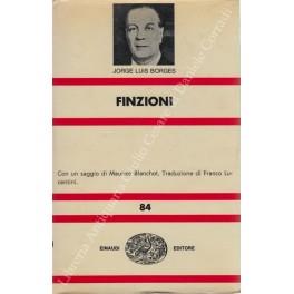 Finzioni. Con un saggio di Maurice Blanchot. Traduzione di Franco Lucentini - Jorge Luis Borges - copertina