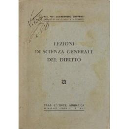 Lezioni di scienza generale del diritto - copertina