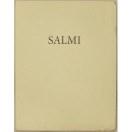 Salmi. Versione di alcuni Salmi dovuta a Luigi Santucci. Edizione con un'acquaforte di Primo Conti. A cura di Brenno Bucciarelli - copertina