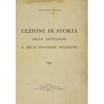 Lezioni di storia delle istituzioni e delle dottrine politiche