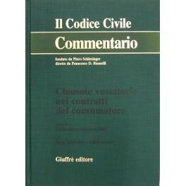 Clausole vessatorie nei contratti del consumatore. Artt. 1469-bis-1469-sexies - copertina