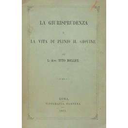 La giurisprudenza e la vita di Plinio il Giovane - copertina