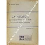 La finanza e l'ordinamento dei tributi nella teoria e nel diritto positivo italiano