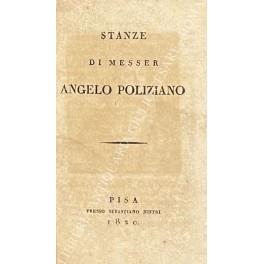 Stanze di Messer Angelo Poliziano - copertina