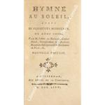 Hymne au soleil, suivi de plusieurs morceaux