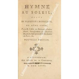 Hymne au soleil, suivi de plusieurs morceaux - copertina