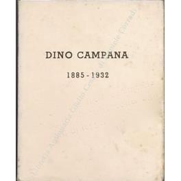 Dino Campana 1885-1932 - copertina