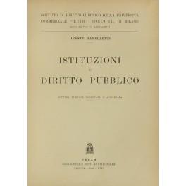 Istituzioni di diritto pubblico - copertina