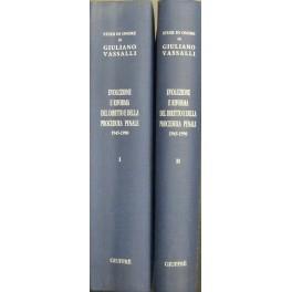 Studi in onore di Giuliano Vassalli. Evoluzione e riforma del diritto e della procedura penale 1945-1990. A cura di M. C. Bassouni, A. R. Latagliata, A. M. Stile. Vol. I - Diritto penale; Vol. II - Politica criminale e criminologia. Procedura penale - copertina