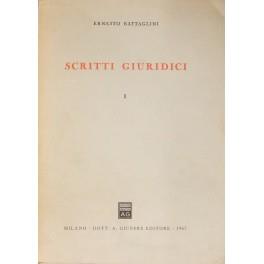 Scritti giuridici - copertina