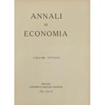 F.Y. Edgeworth e le nuove teorie economiche (Gustavo Del Vecchio) Intorno al concetto di costo dell'attività finanziaria (Ernesto D'Albergo) La politica economica e i trattati di commercio dell'Italia dall'unità alla guerra (Gerolamo Bassani) Ricerch